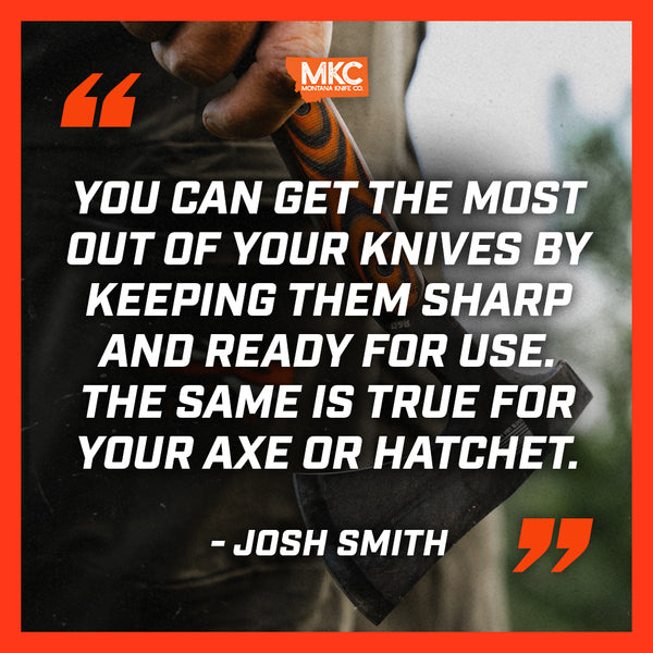Quote: How to Sharpen Your Hatchet or Axe Like a Pro