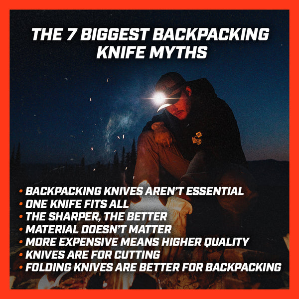 Infographic: The 7 Biggest Backpacking Knife Myths Debunked