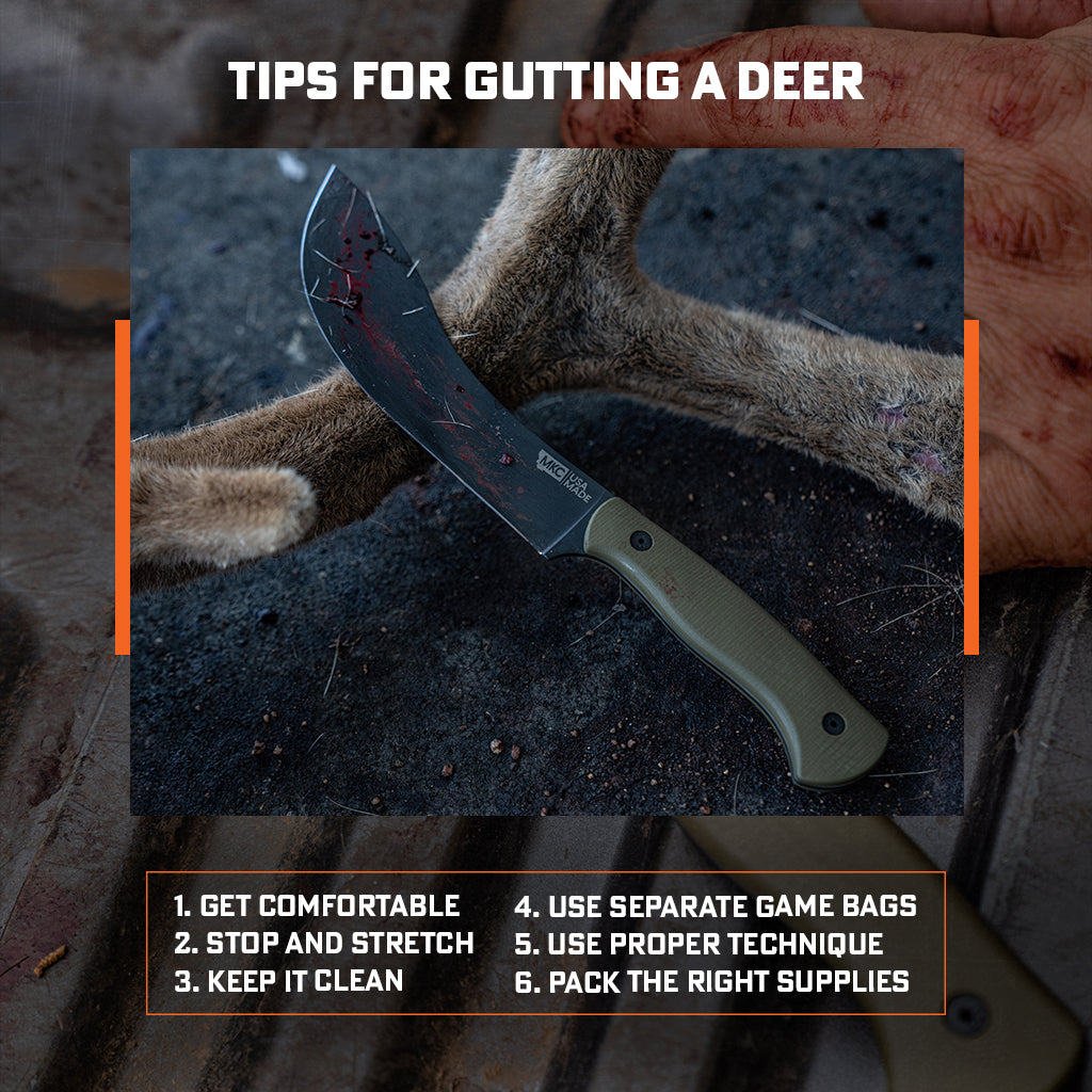 Infographic: The Gutless vs. Gutting Method for Field Dressing a Deer