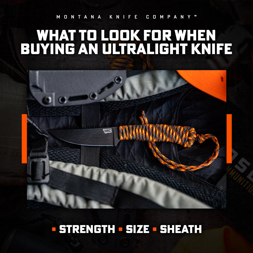 Infographic: How to Choose the Best Ultralight Knife for Backpacking 