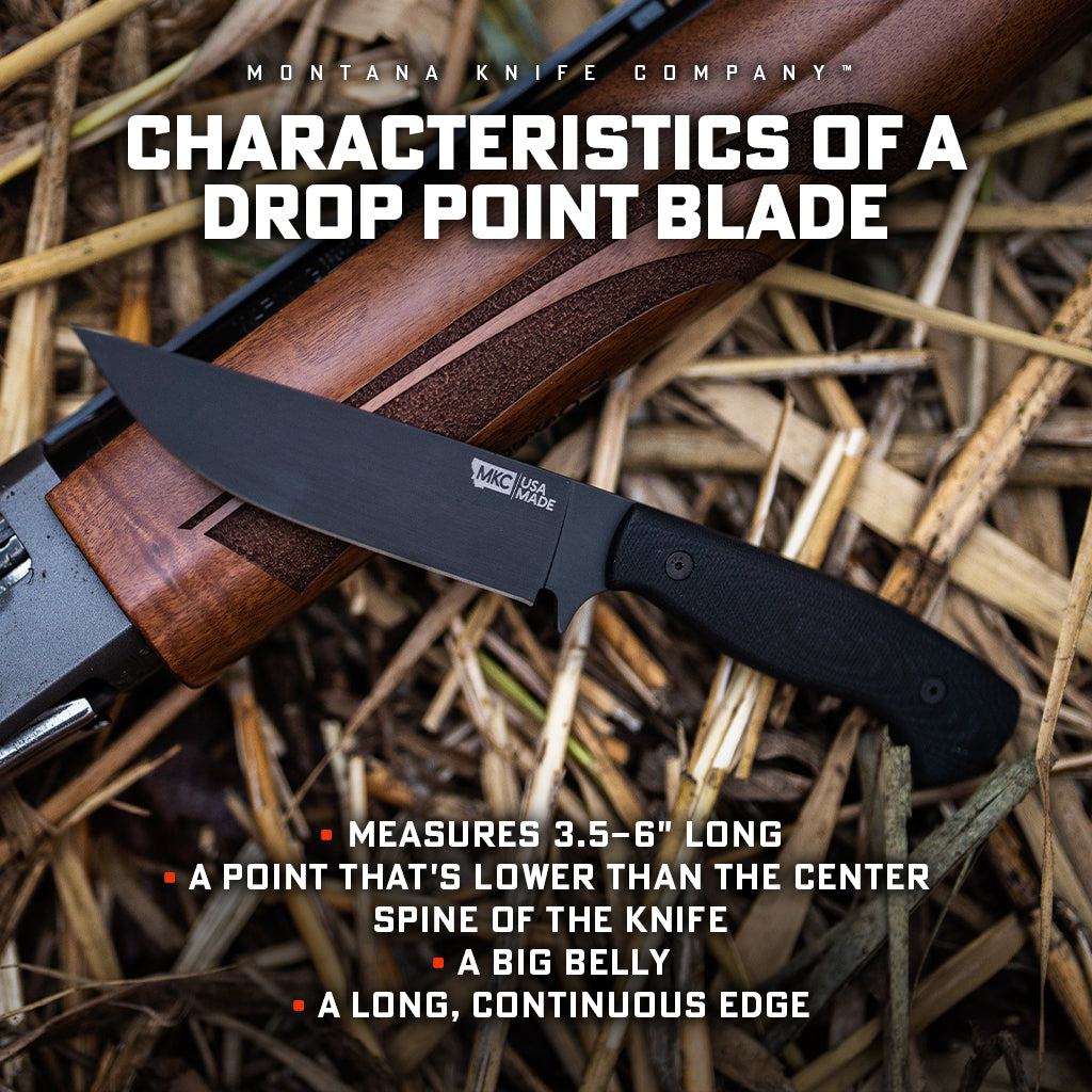 Infographic: What Is a Drop Point Blade and When Do You Need One?
