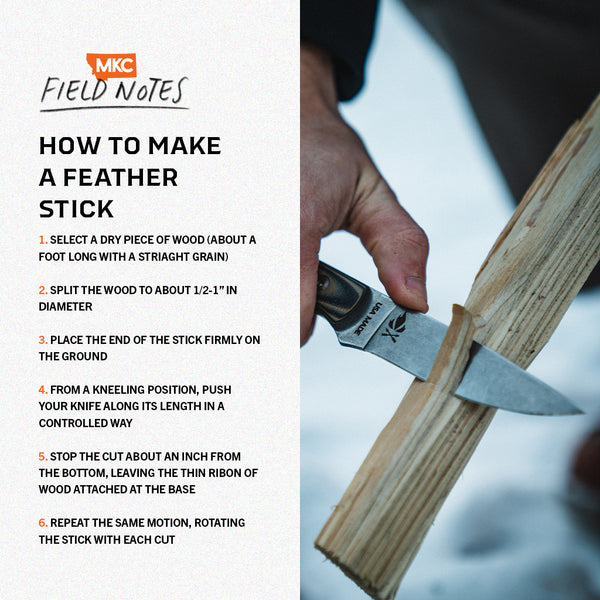 Infographic: How to Make Feather Sticks: A Hunter’s Essential Guide to Successful Fire Starting