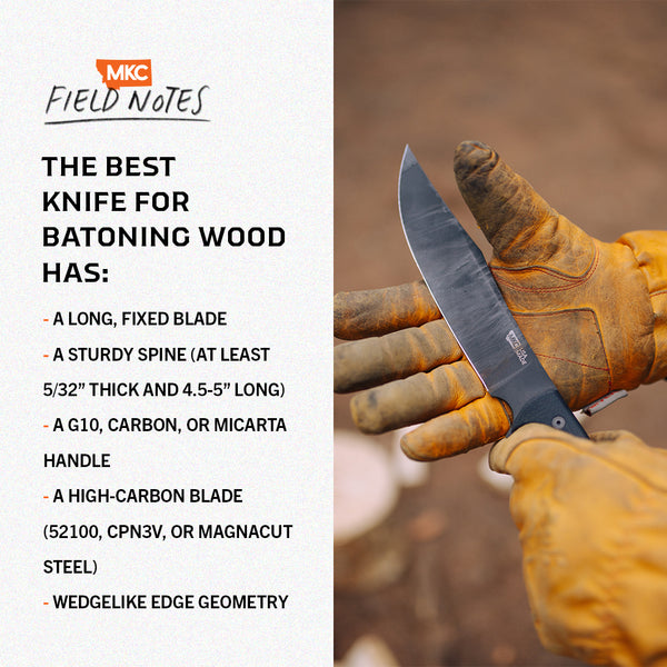 Infographic: Fixed Blade Knives and Batoning Wood: A Match Made in the Wilderness
