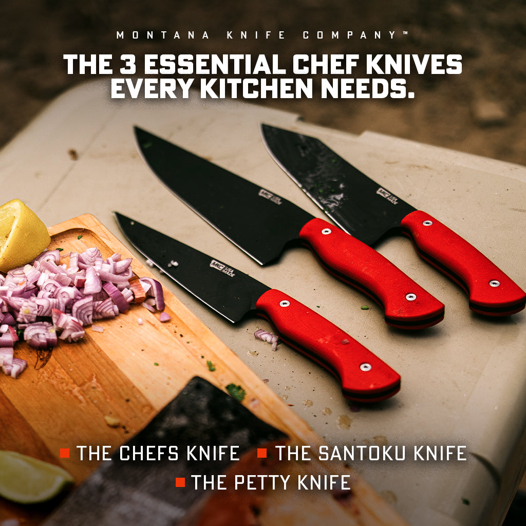 Infographic: The 3 Essential Chef Knives Every Kitchen Needs