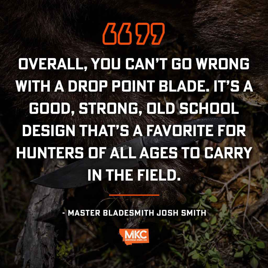 Quote: What Is a Drop Point Blade and When Do You Need One?