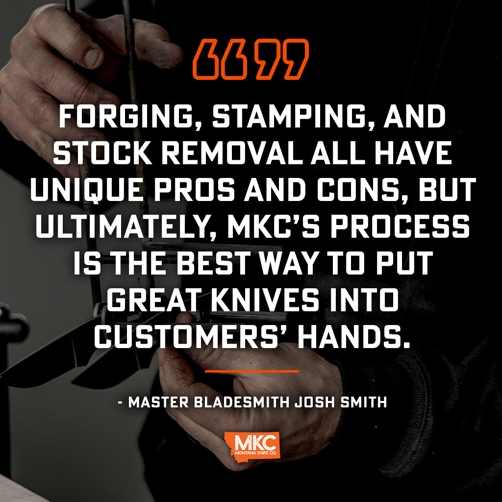 Quote: Forged vs. Stamped vs. MKC Knives: The Real Differences