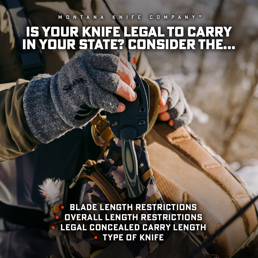 Infographic: What Size Blade Can I Carry? Knife Length Laws by State