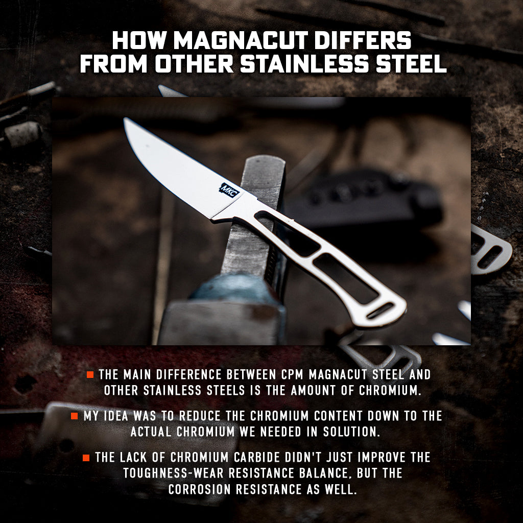 Infographic: MagnaCut Knife Steel: The Complete Guide