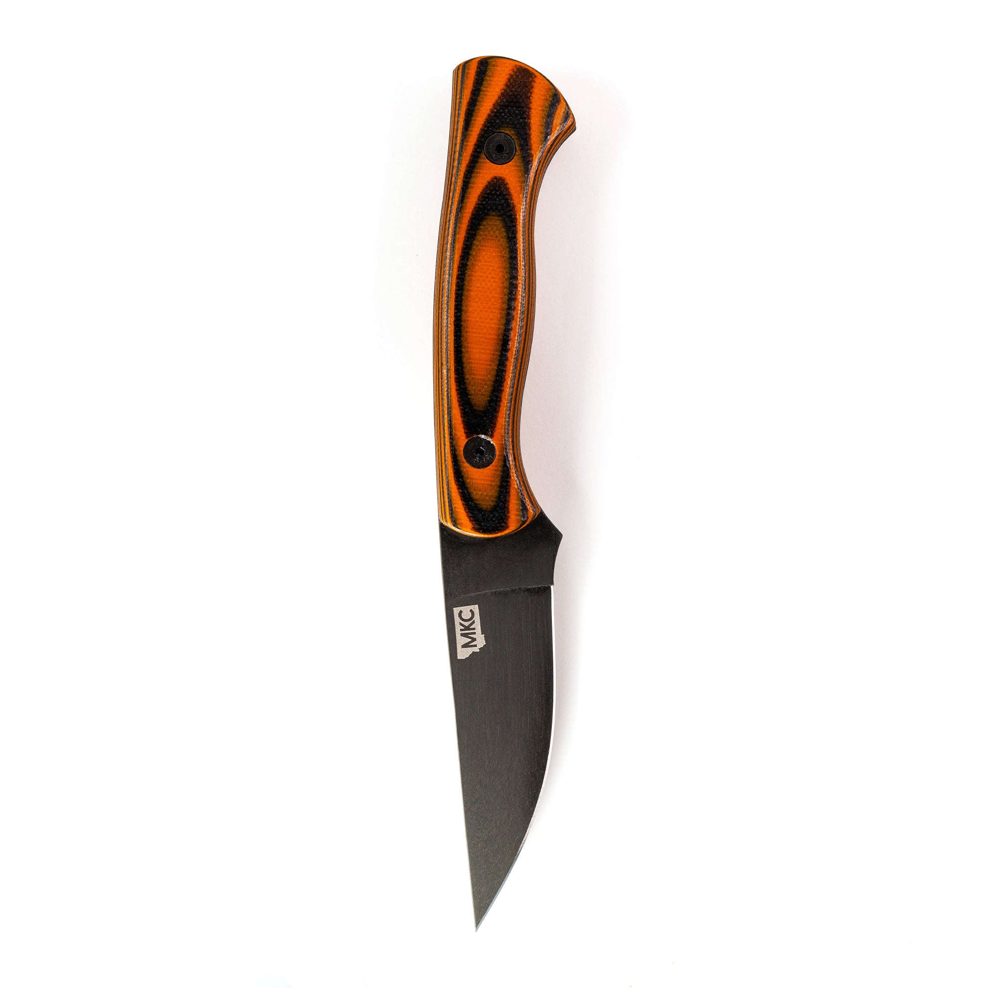 Image of THE BLACKFOOT FIXED BLADE 2.0 - ORANGE AND BLACK