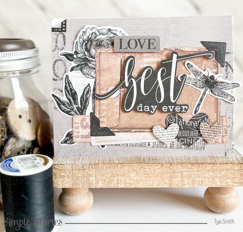 Simple Stories - S.V. Love Story collection Big Bits & Pieces Die-Cuts