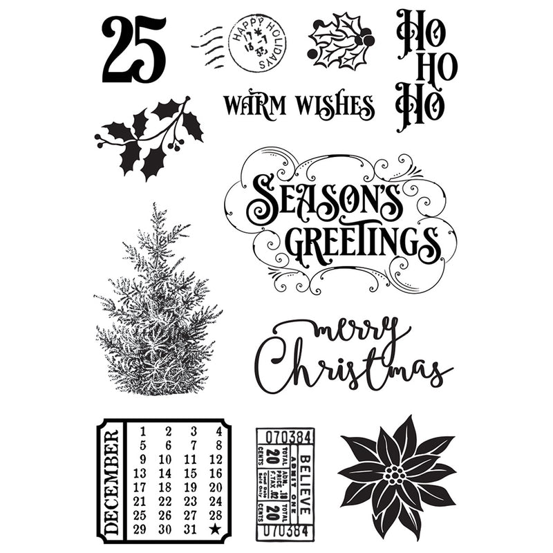Country Christmas Stamps Simple Stories