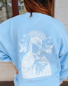 Mama's Girl Catholic Sweater - Our Lady of Perpetual Help