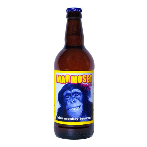 blue monkey marmoset bottle