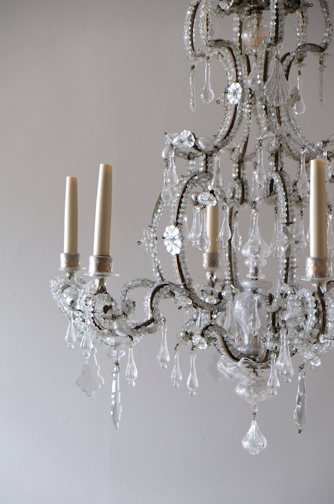 19th C. French Crystal Chandelier