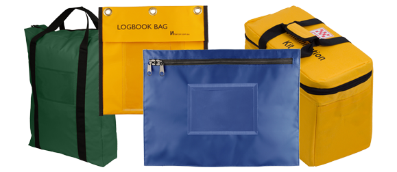 Blue PVC Multi Purpose Bag with A4 Clear Window