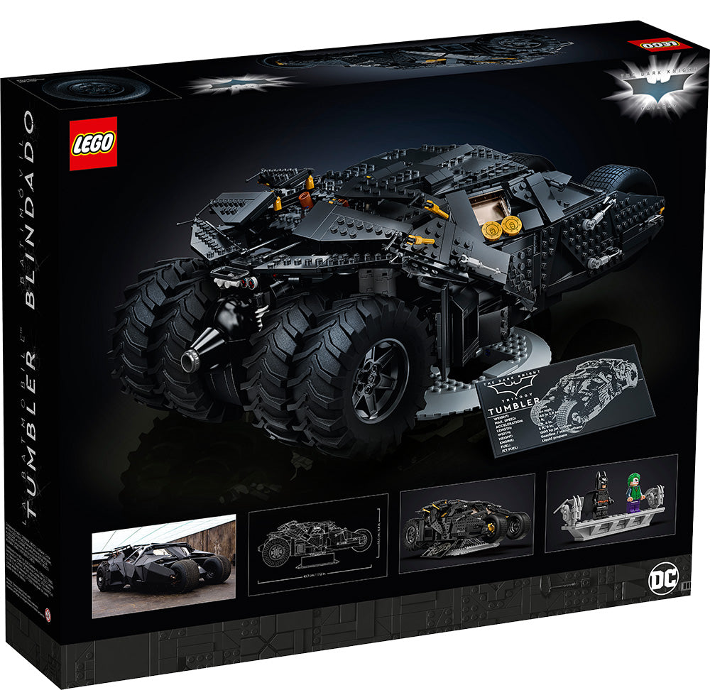  LEGO DC Batman Batmobile Tumbler 76240 Iconic Car Model from The  Dark Knight Trilogy, Building Set for Adults, Collectible Display Gift Idea  : Everything Else