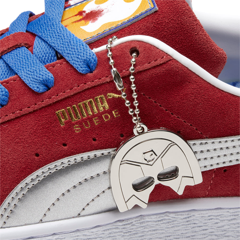 El diseño extraño maratón DC Shop: PUMA x THE SUICIDE SQUAD Suede Sneakers – Peacemaker