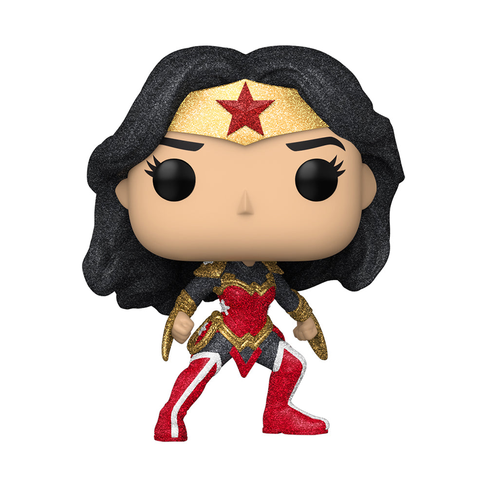 Funko Pop! Heroes: Wonder Woman 80 (A Twist of Fate) (Exclusive Diamond  Collection) Vinyl Figure