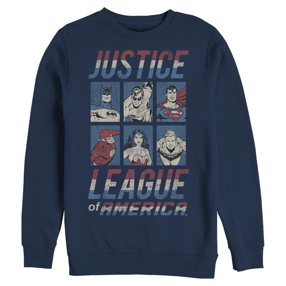 DC Shop JUSTICE LEAGUE OF AMERICA Crew Sweatshirt