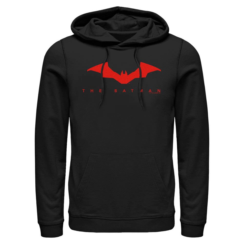 batman logo black and red