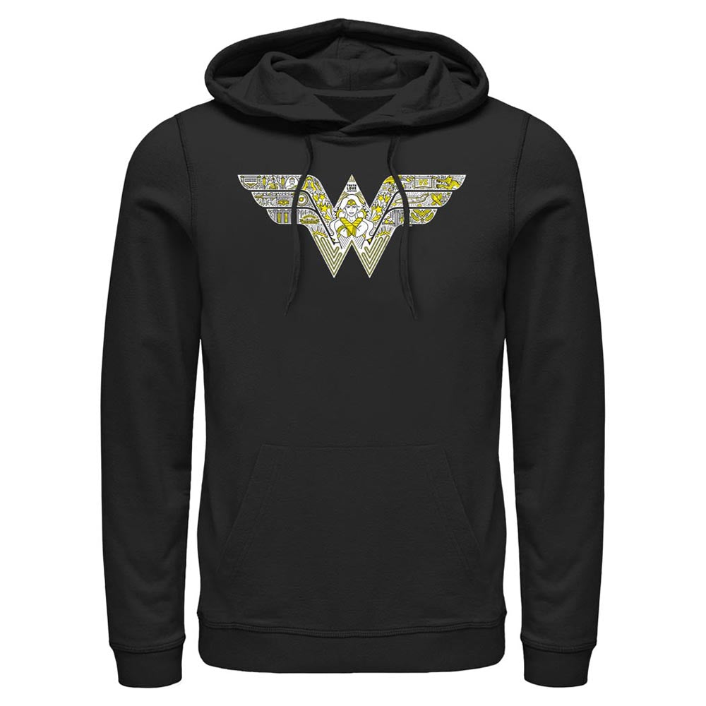 DC Hoodie WONDER - x 100 Amazonian WB WOMAN Warriors Shop Logo DC