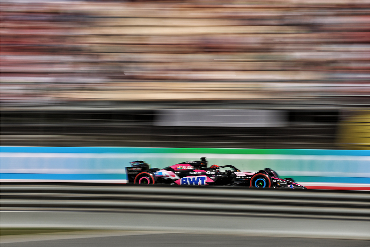 The A524 on track in the 2024 Spanish GP