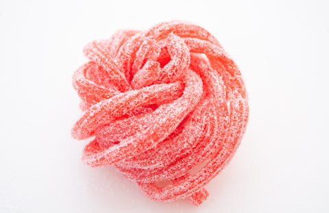 Strawberry Sour Straws Candy - 1 lb.