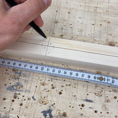 Holzlatten-Maßstab-Hand-Kugelschreiber