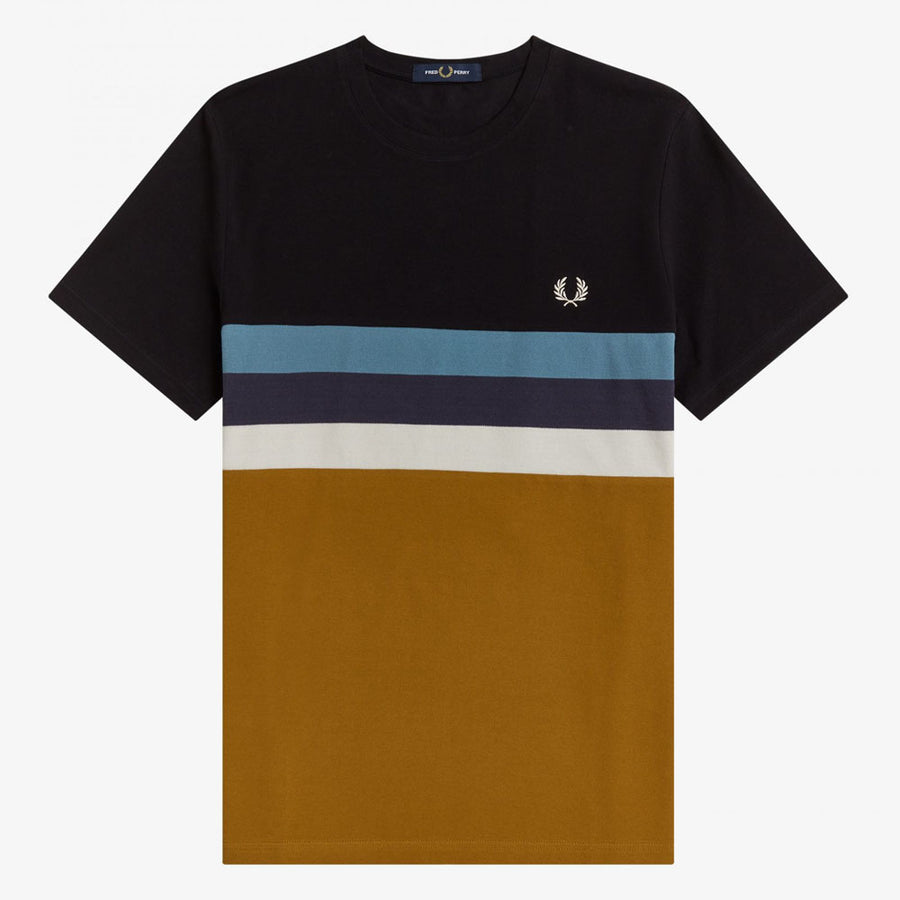 fred perry panelled t-shirt - JAVELIN