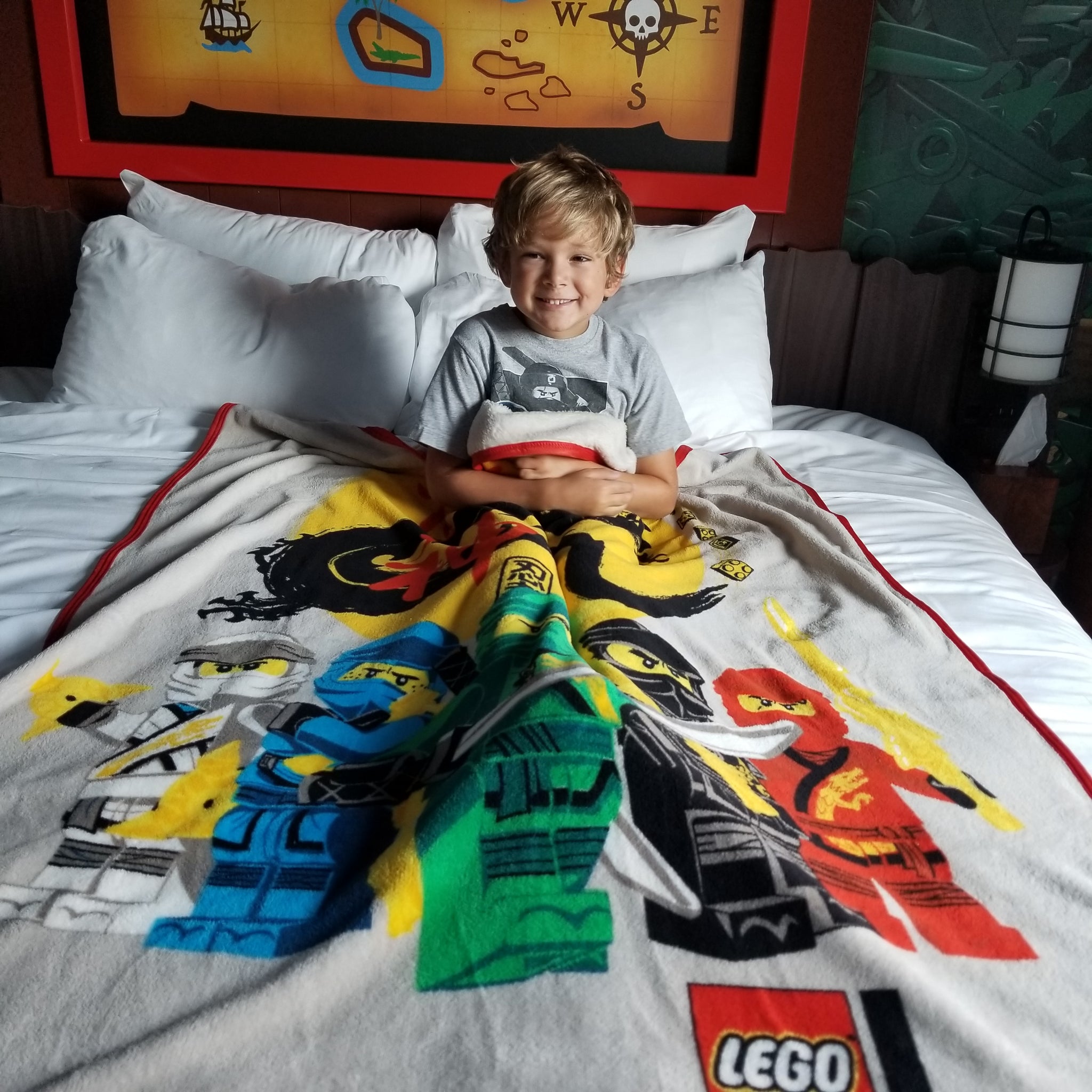 Lego Ninjago Year Of The Dragon Plush Throw Legoland Florida
