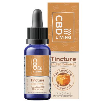 CBD TINCTURE - SALTED CARAMEL (750 mg)