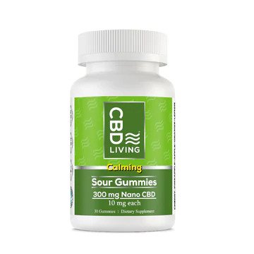 CBD Living calming sour gummies assorted flavors