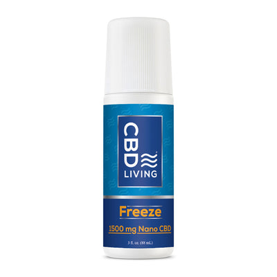Cooling CBD Freeze: Roll-On & Pump for Muscles (THC-Free) | CBD Living