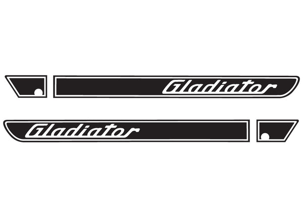 Download Gladiator Retro Vinyl Hood Decal Graphics for Jeep ...