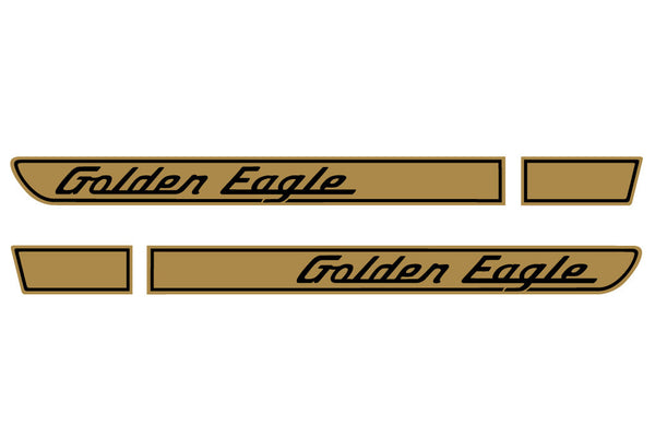 Jeep Golden Eagle Retro Hood Decals Wrangler Jk Multi Color