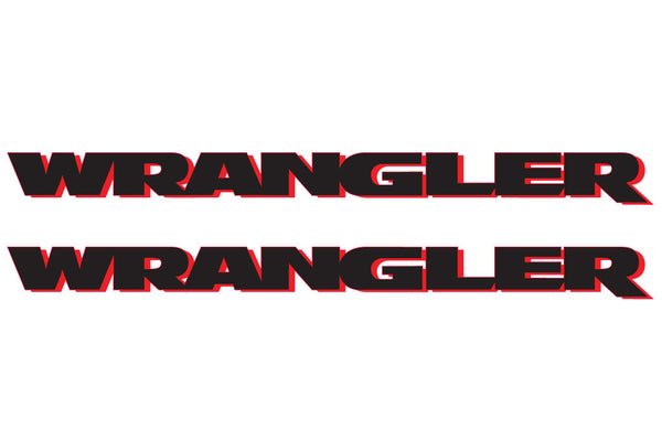 Jeep Wrangler Shadow Style Two Color Hood Decals for Wrangler JK | The ...