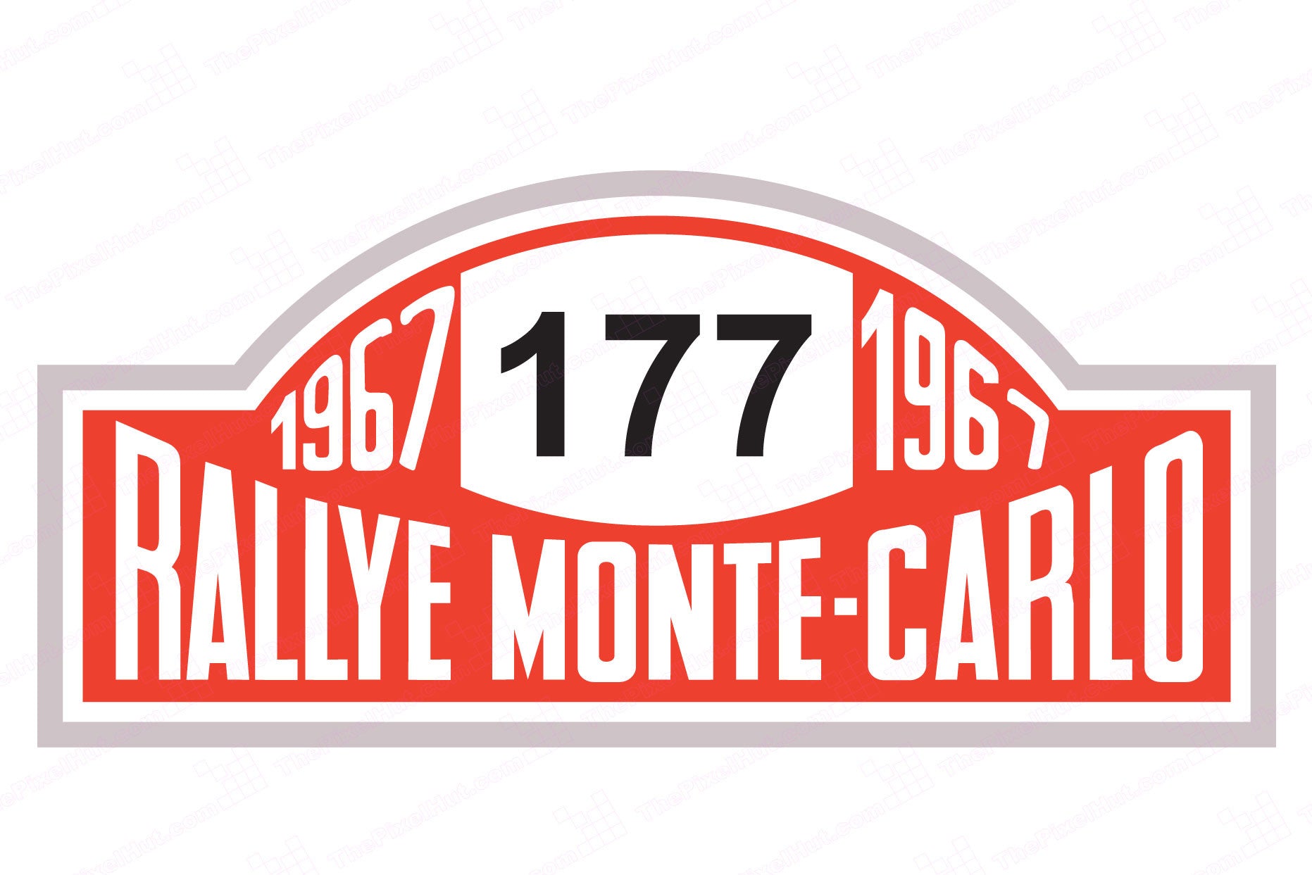 Mini Cooper Monte Carlo Rallye Tribute Decal Winner 1967 | The Pixel Hut