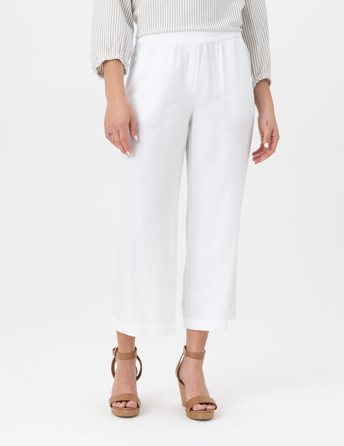 Renuar White Gaucho Pants – Juli's Wearable Art