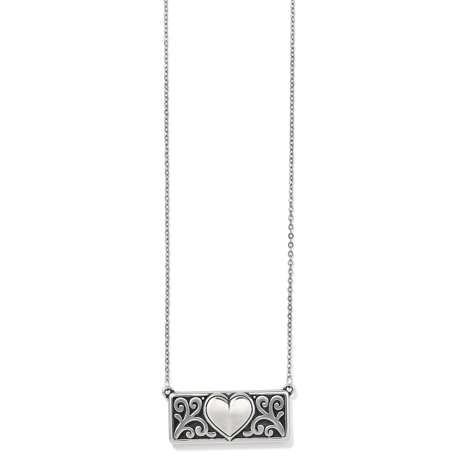 Alcazar Duet Heart Necklace - Brighton