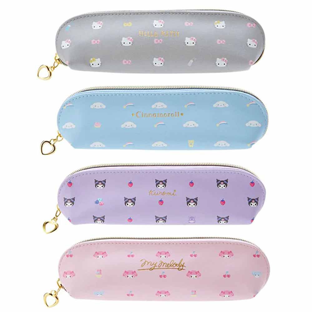 Sanrio Characters Flat Pencil Pouch Cinnamoroll