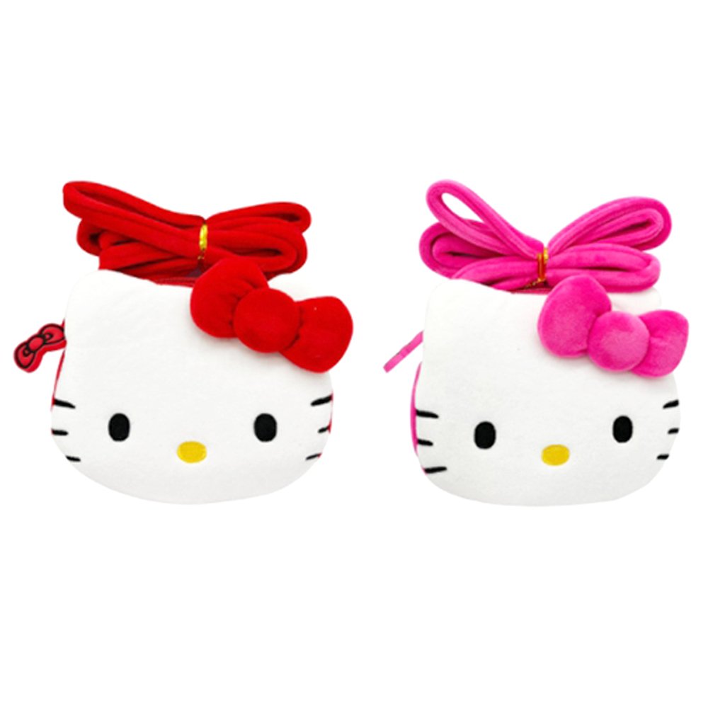 Hello kitty Bag 12 Hair Accessories 14x10x4 cm Pink