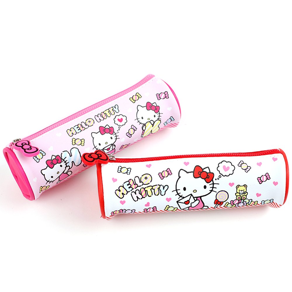 Hello Kitty Pink Print Vinyl Pencil Pouch – JapanLA