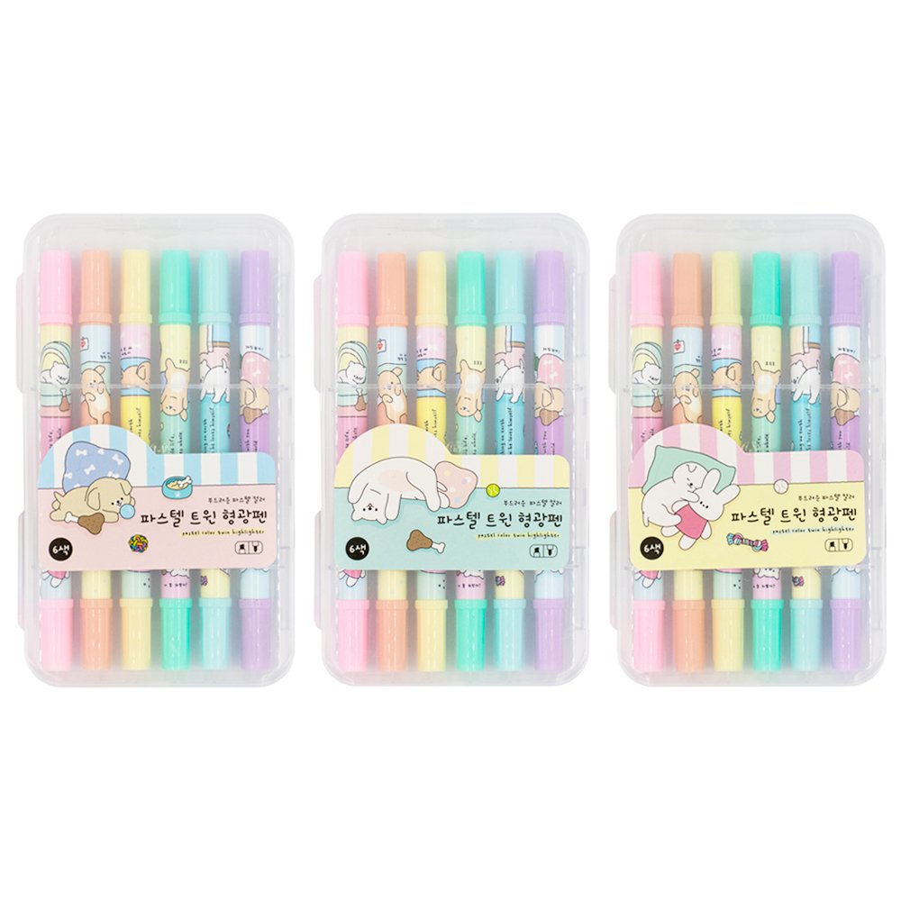 Cute Mini Markers Sets - Pastel Kitten