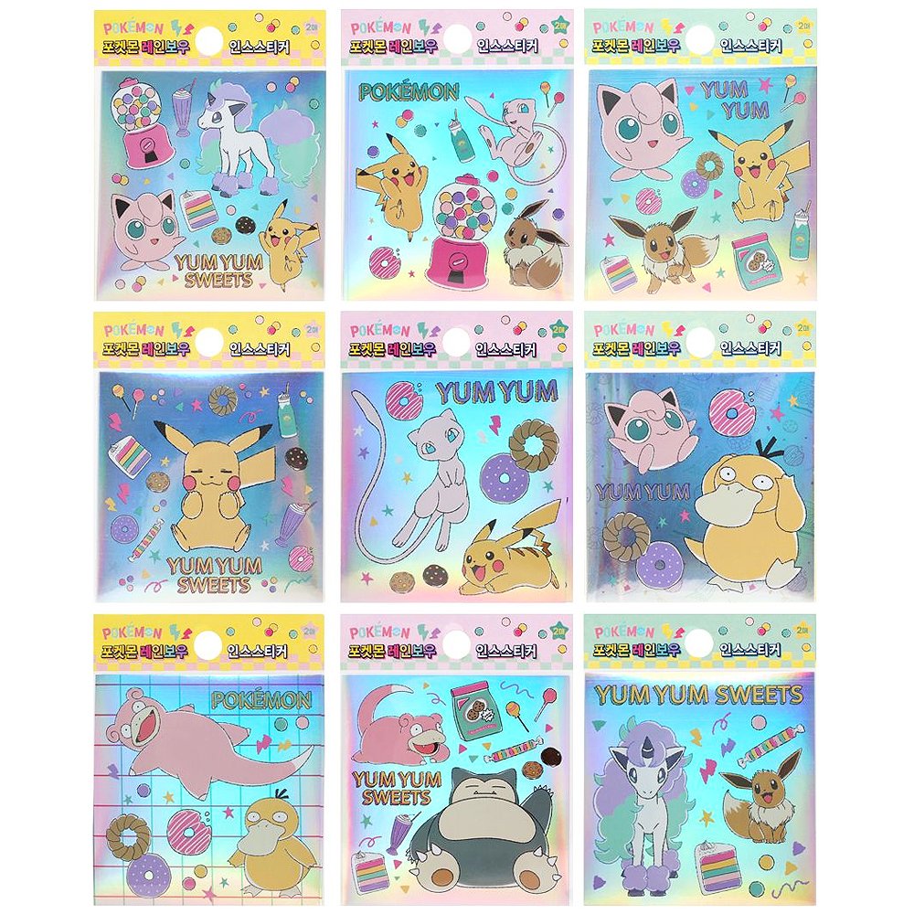 4-in-1] Pokemon Mini Sticker Set – Hello Discount Store