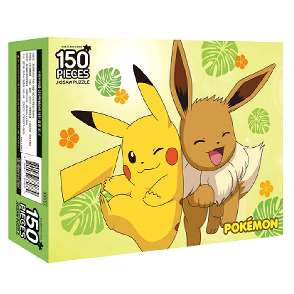 108Piece Puzzle Pokemon Aloha Pikachu and Eevee – PuzzleGallery