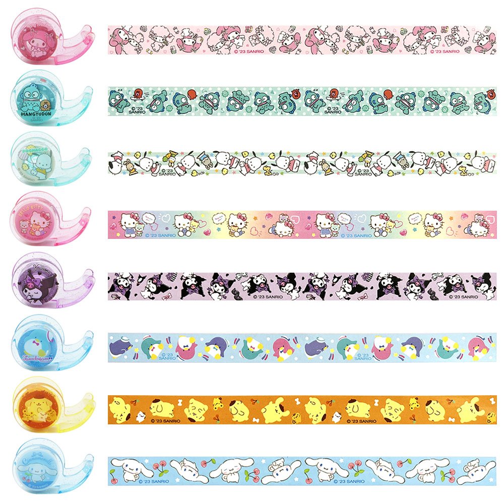 It's Deco Day on Instagram: Sanrio washi tape has always been one of our  more popular items so we had to grab some more! Sanrio Korea washi tape  sets coming soon ❤️🤗