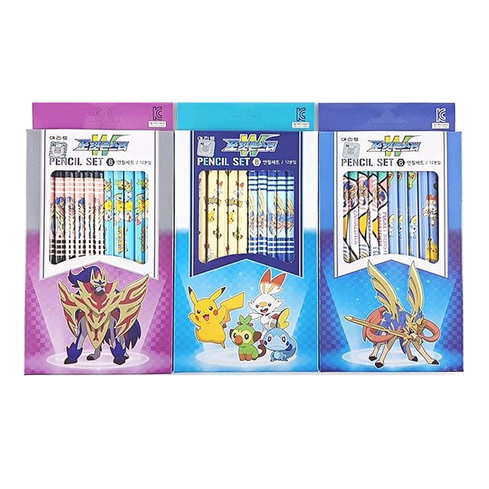 Pokemon Pencils (Pack of 12) [POKFAPE03], Pokemon