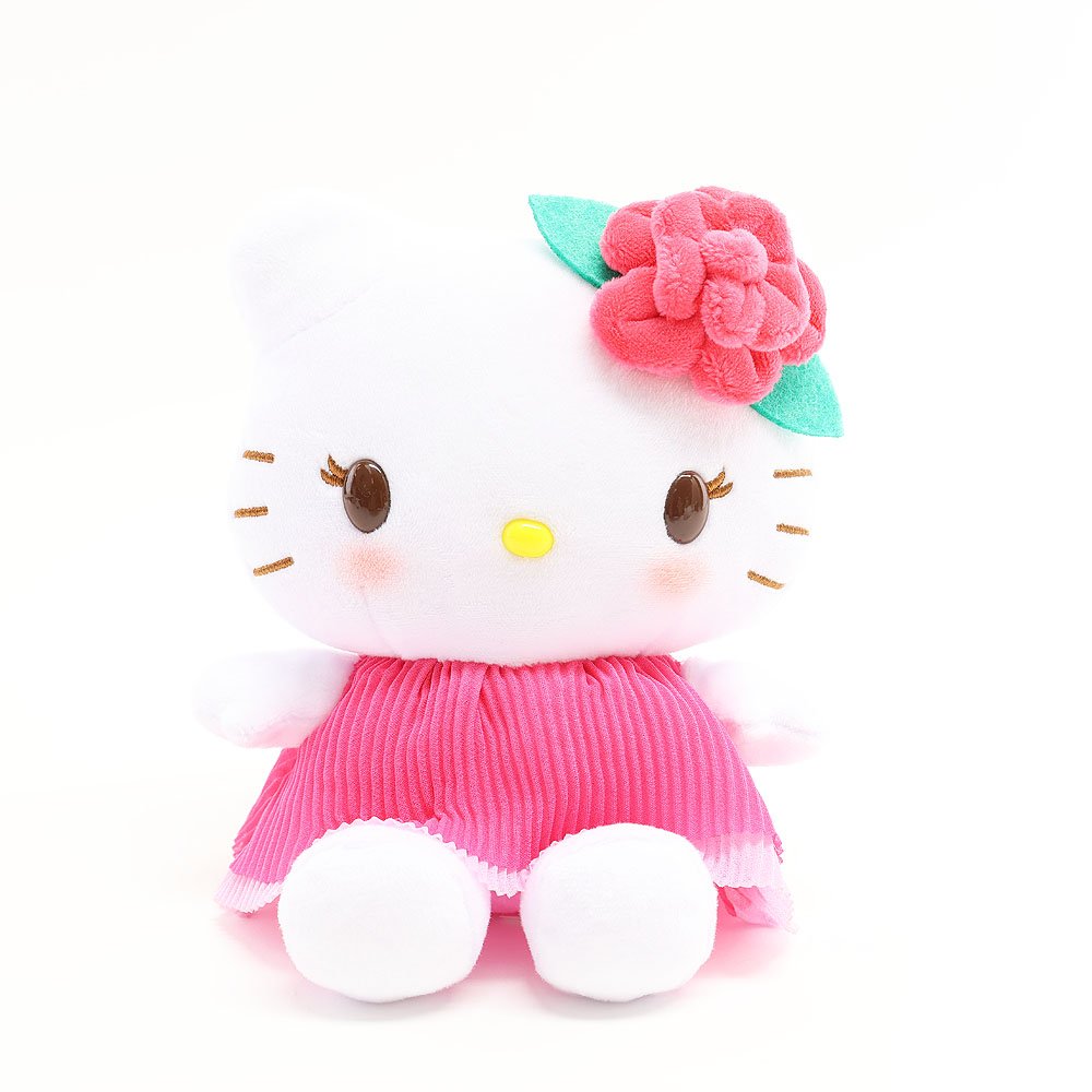 Hello Kitty Pink and Gold Plaid Outfit Plushie – PeachyBaby