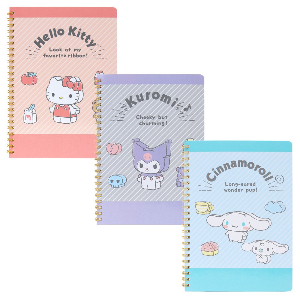 NWT kawaii Tokyo Sanrio characters hello kitty tabbed notebook