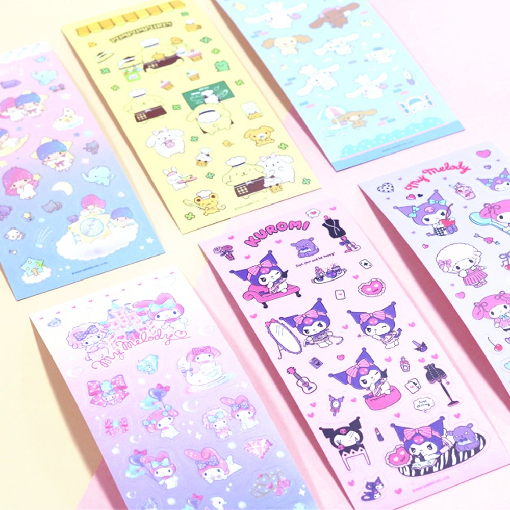 Kashi City [Random] Sanrio Friends Deco Stickers